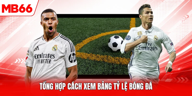 Tổng hợp cách xem bảng tỷ lệ bóng đá
